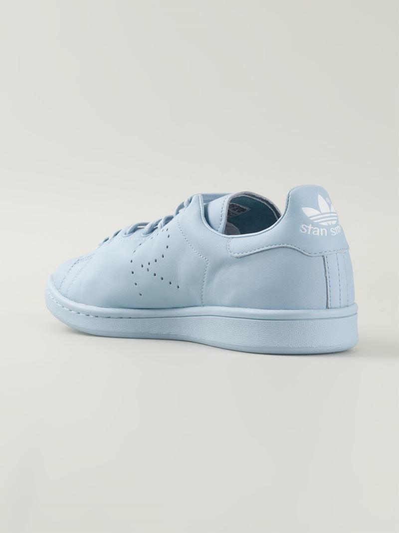 adidas By Raf Simons Stan Smith Leather Sneakers in Blue | Lyst