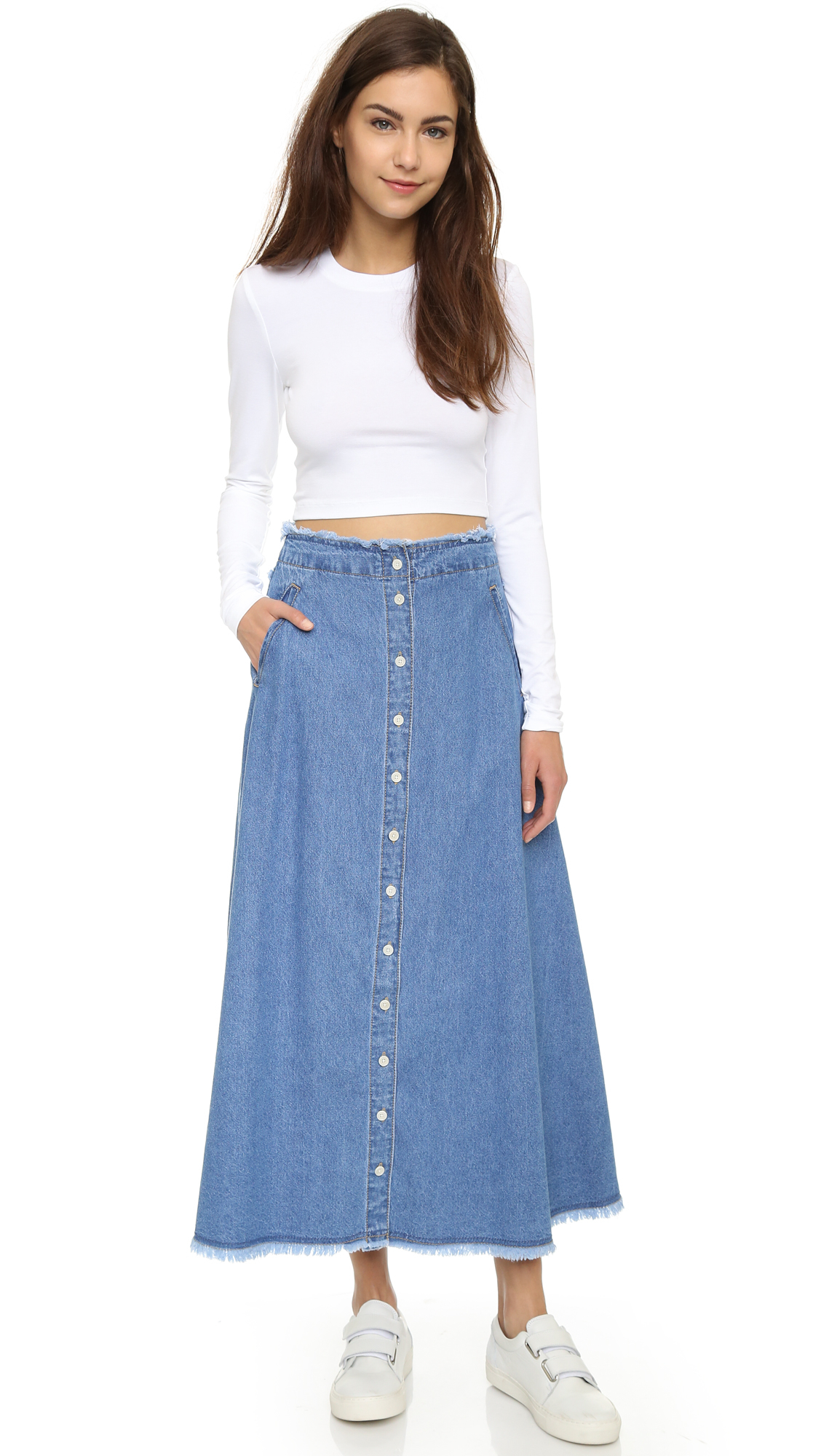 It's free shipping made easy Modest long skirts for fashionable and trendy women! A-line, Pencil, Maxi, Midi? We've got it all! Shop our large selection of skirts for women in sizes XS-5X.