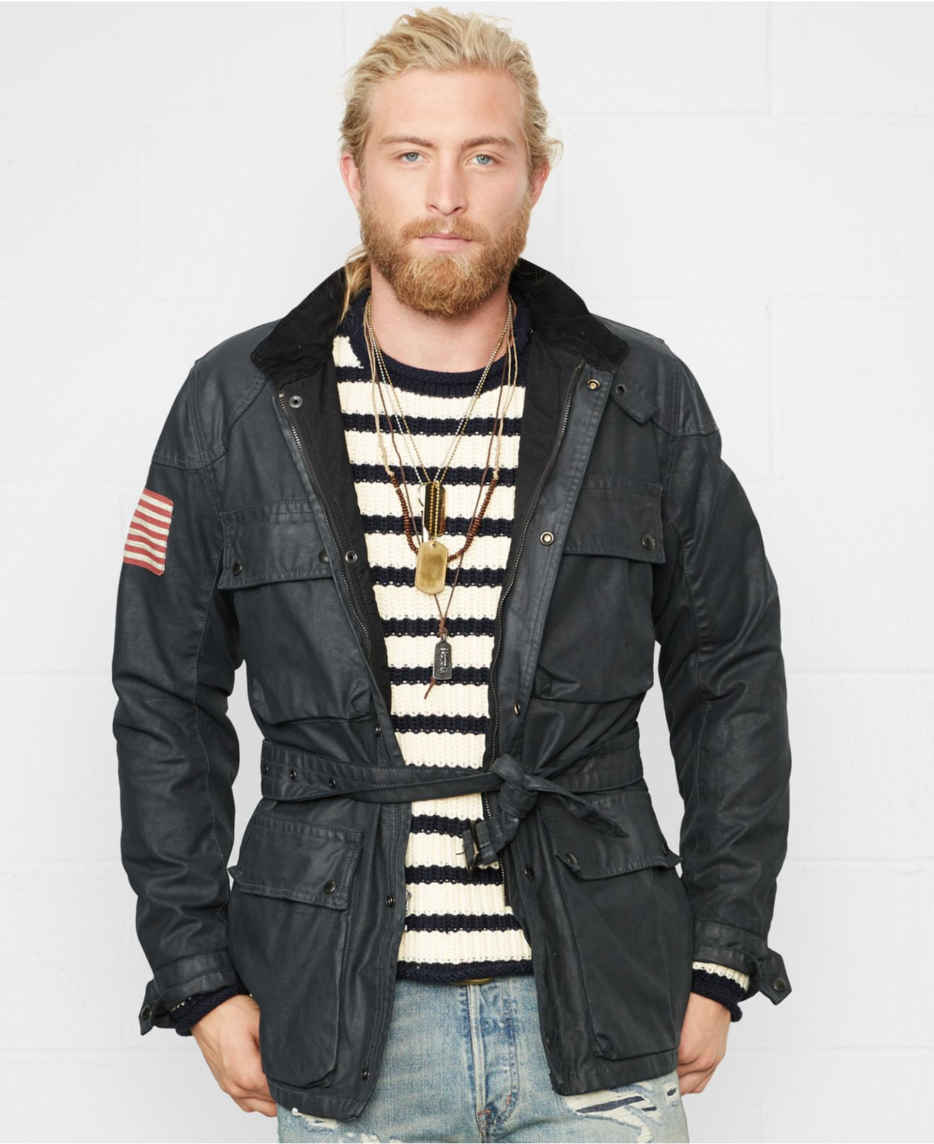 ralph lauren waxed cotton jacket
