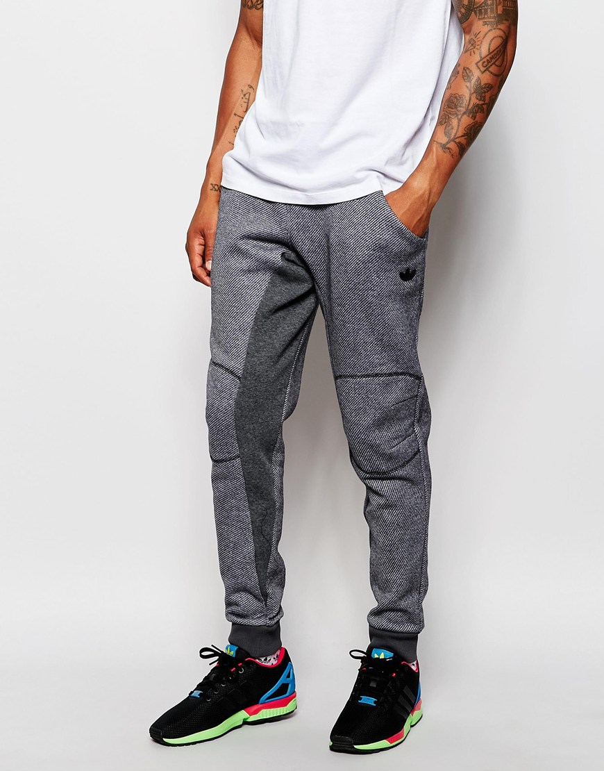 skinny grey adidas joggers