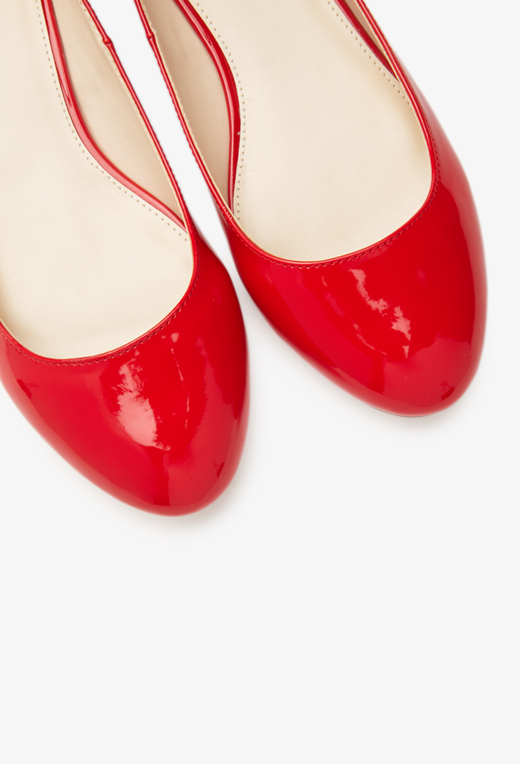 leather flats with ankle strap