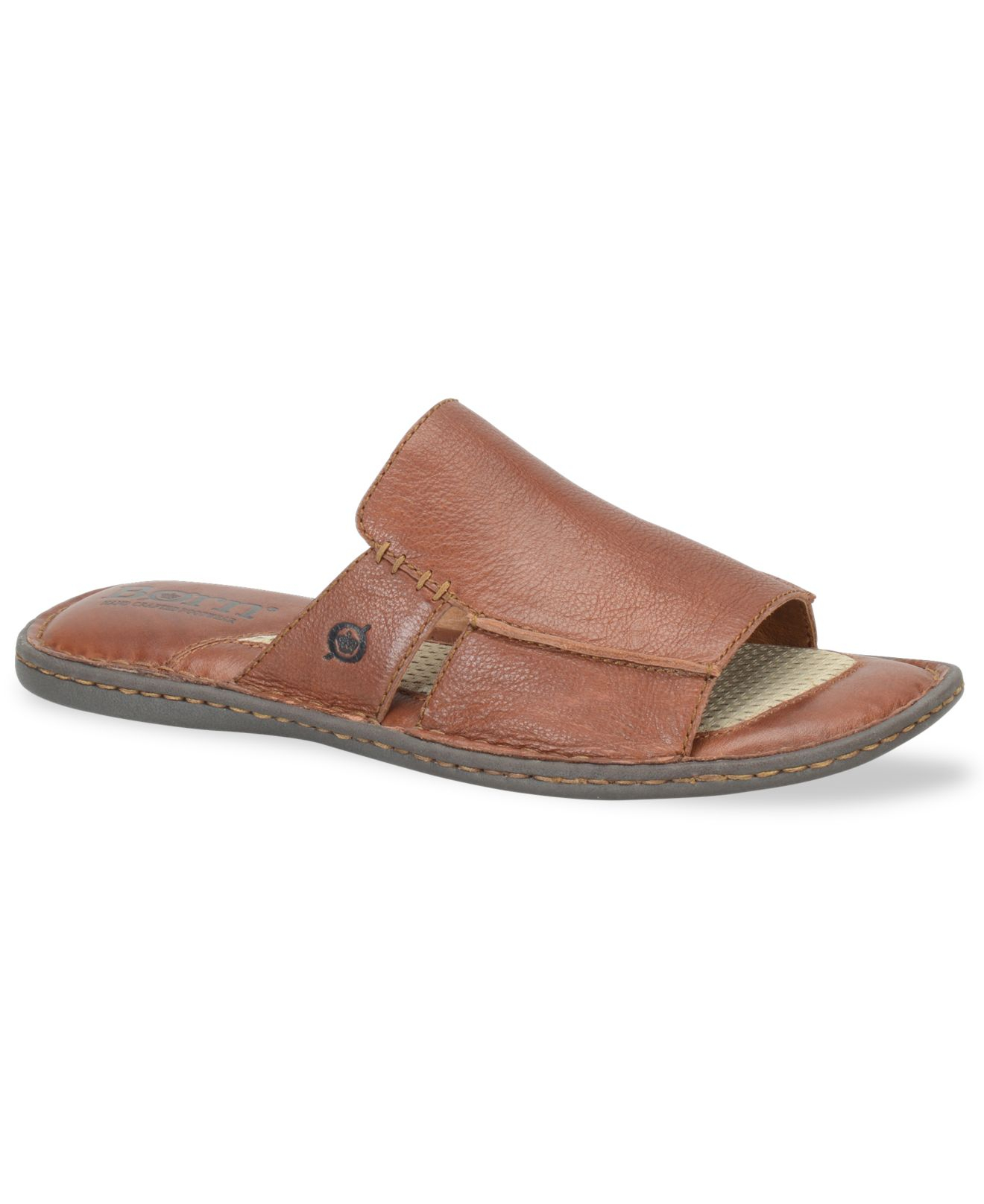 Born Konrad Slide Sandals in Brown for Men Lyst