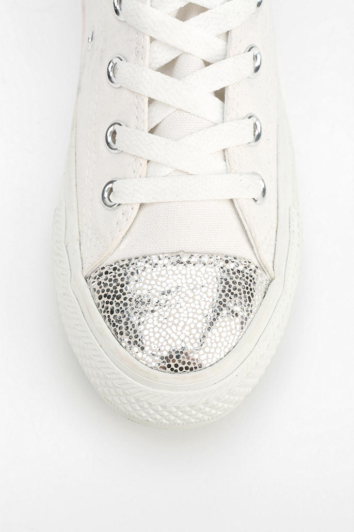 white converse glitter toe - 63% OFF 