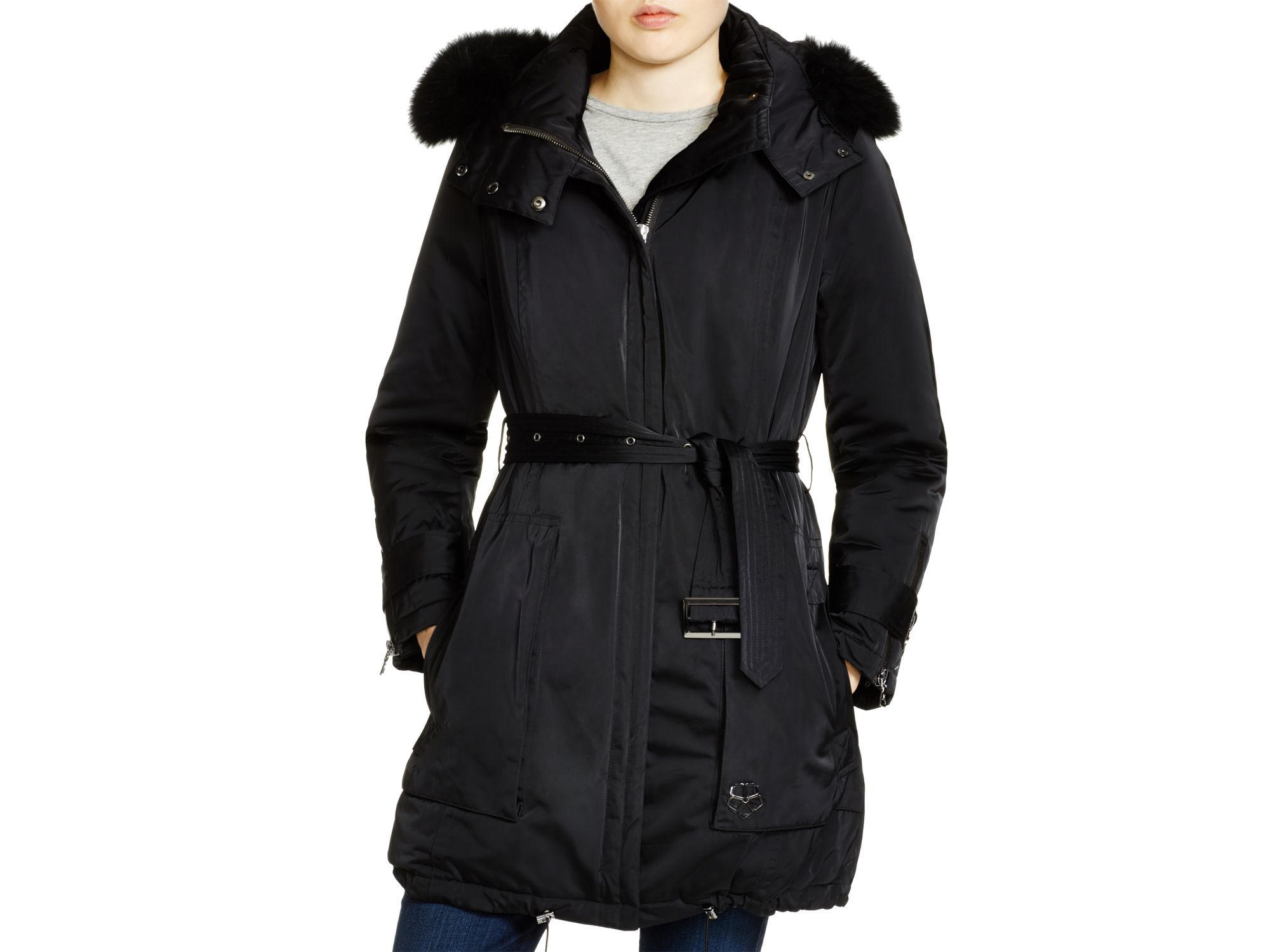 trina turk down jacket