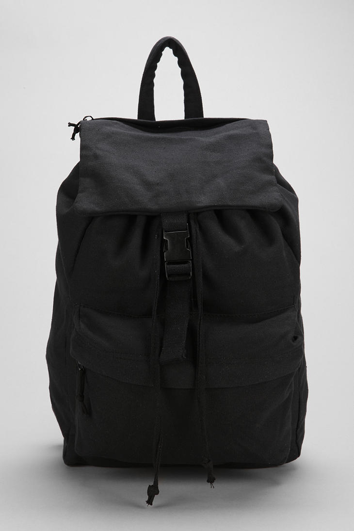 Details about   Rothco Black Canvas Outfitter Rucksack 9202 