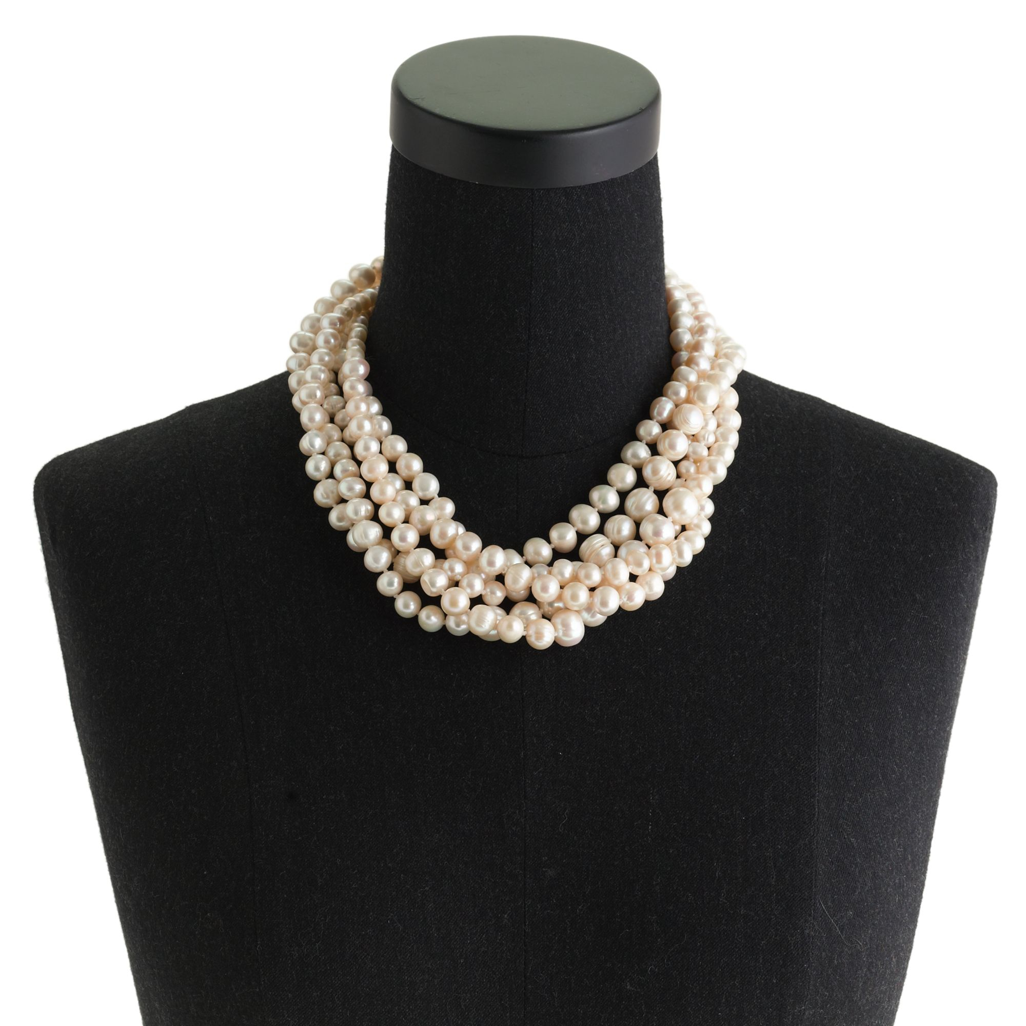 J.crew Freshwater Pearl Hammock Necklace in Beige (pearl) Lyst