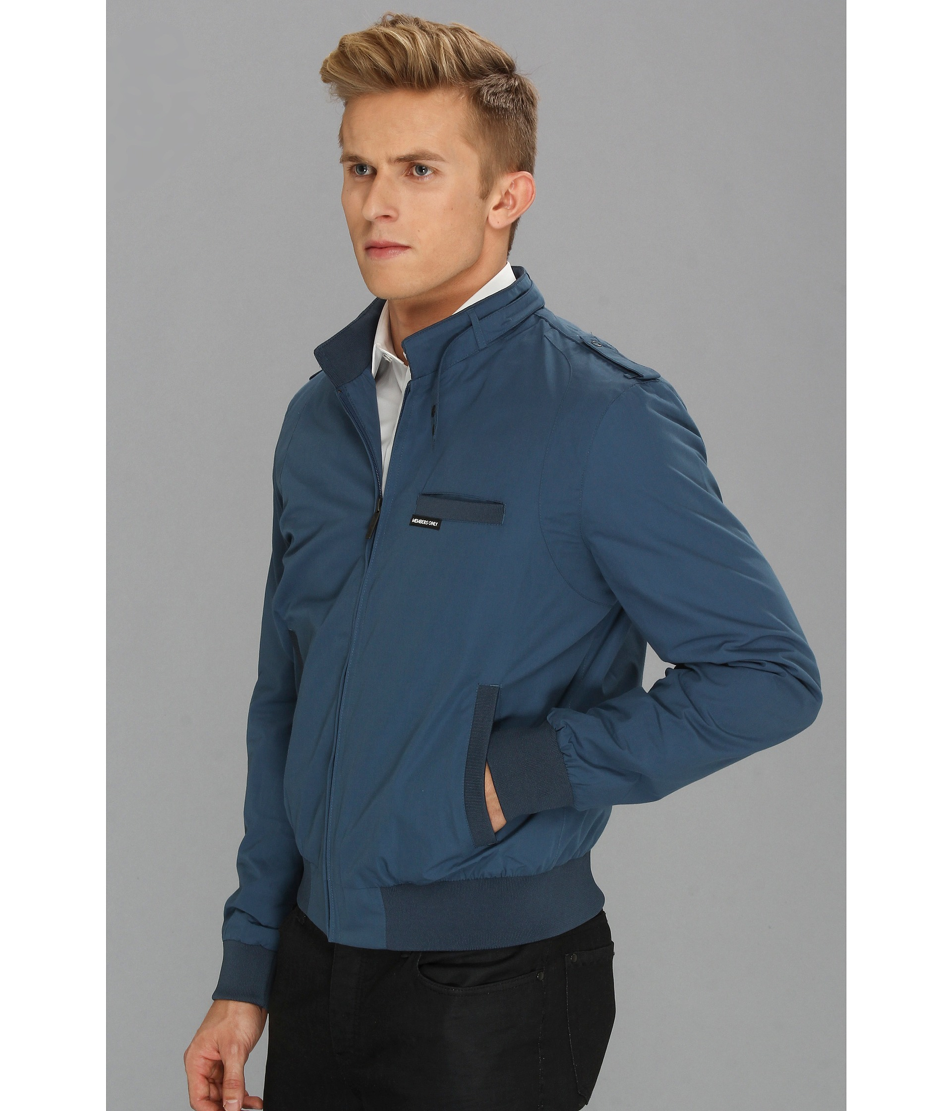 blue members only jacket