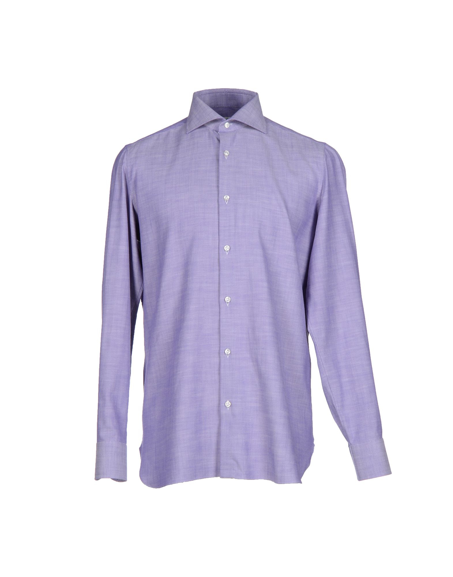 Luigi borrelli napoli Shirt in Purple for Men | Lyst