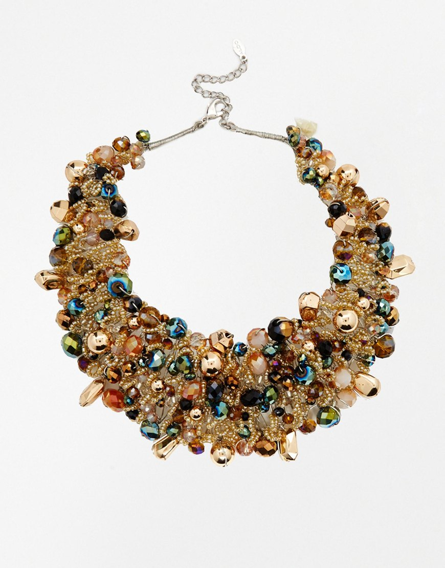 ALDO Harmonie Bead Cluster Collar Necklace | Lyst