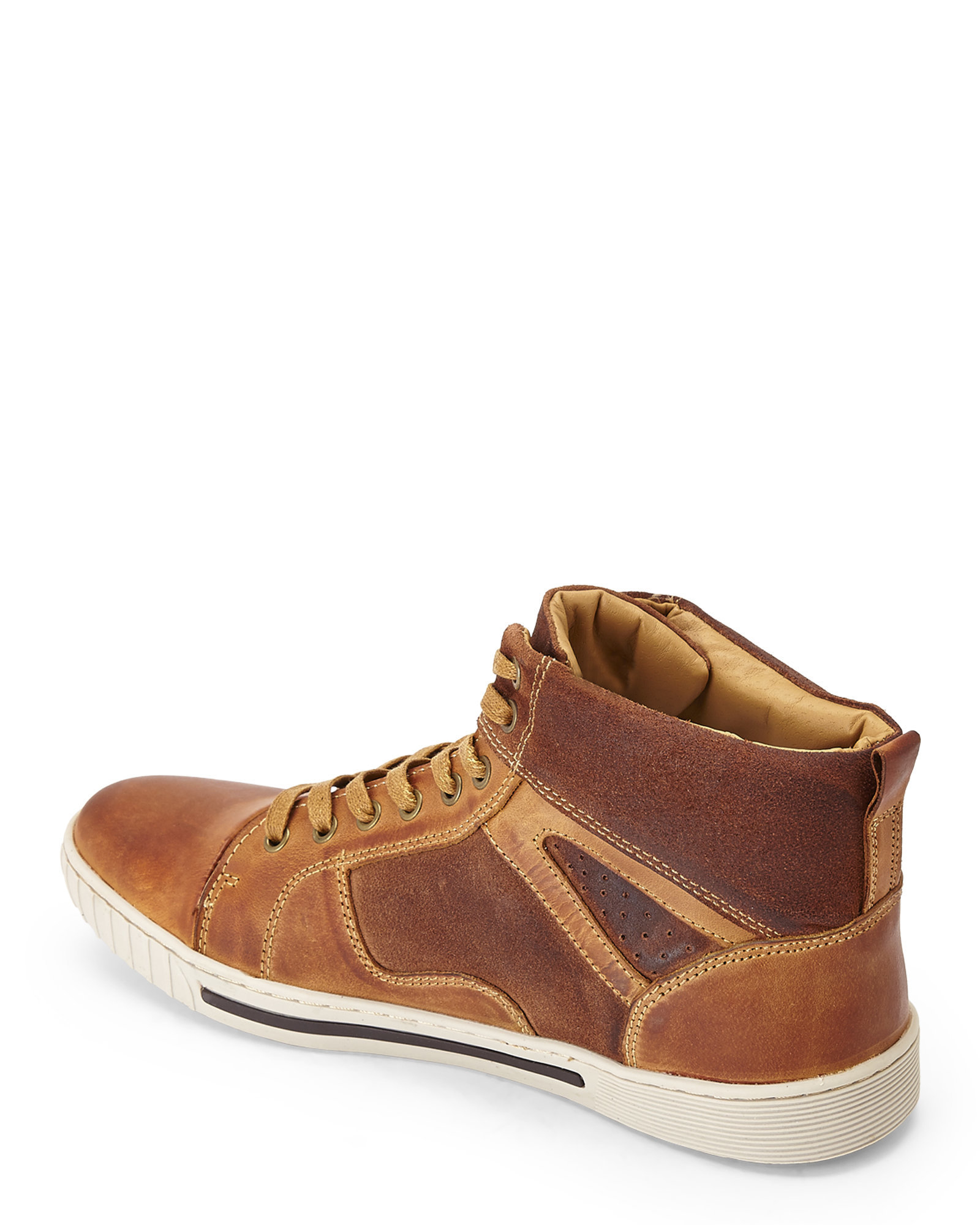 steve madden leather high tops