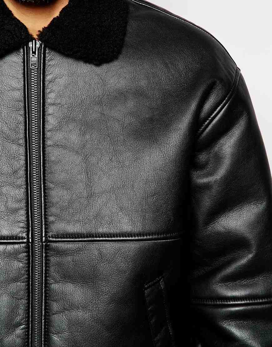 weekday shearling jacket