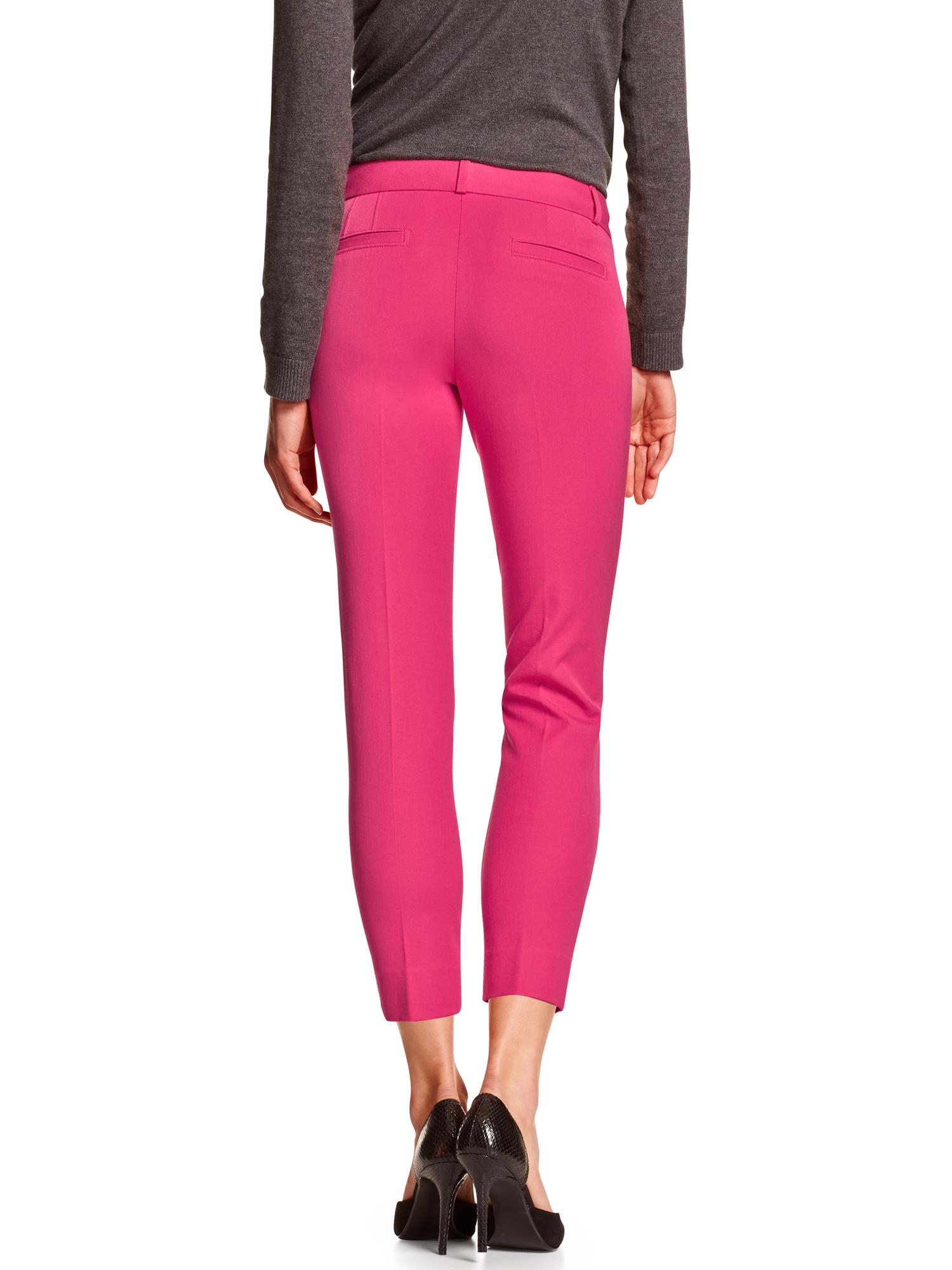 Banana Republic Factory SloanFit Slim Ankle Pant in Rose Red (Pink) Lyst