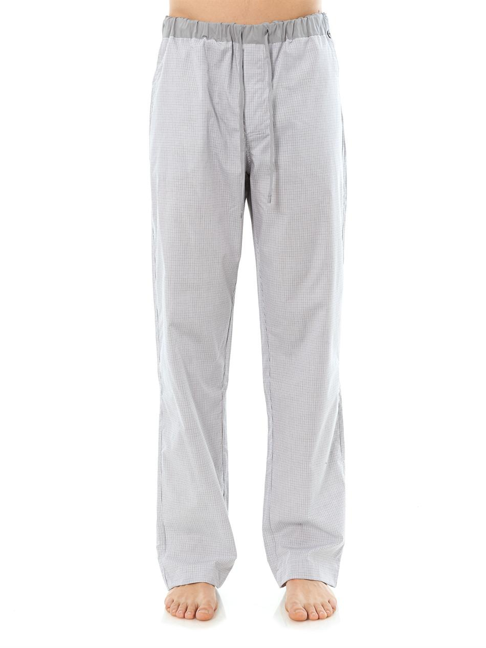 Hanro Pure Cotton Lounge Pants in Grey (Gray) for Men - Lyst
