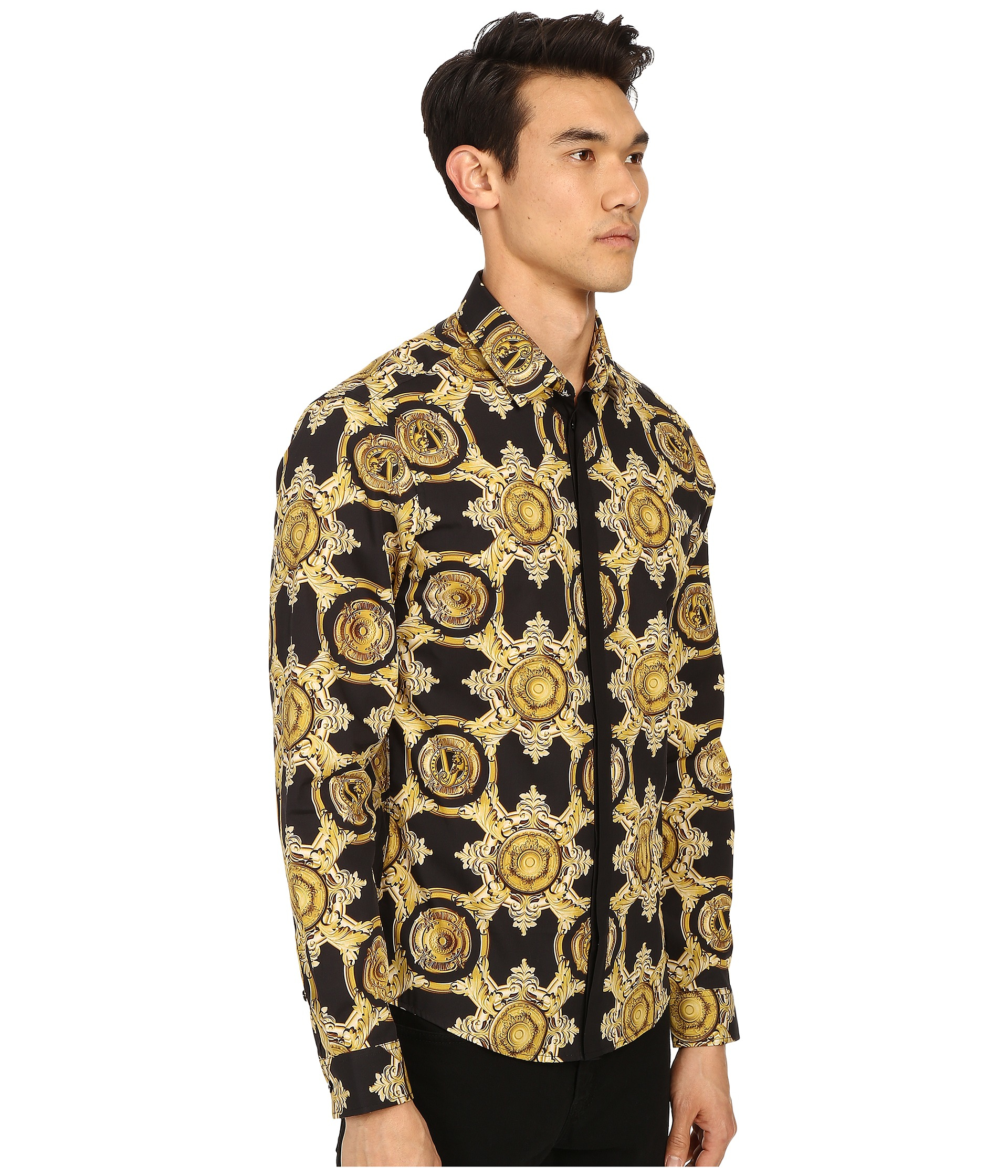 versace button ups