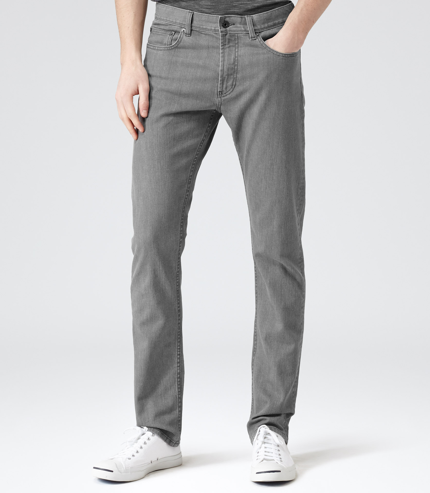 reiss grey jeans