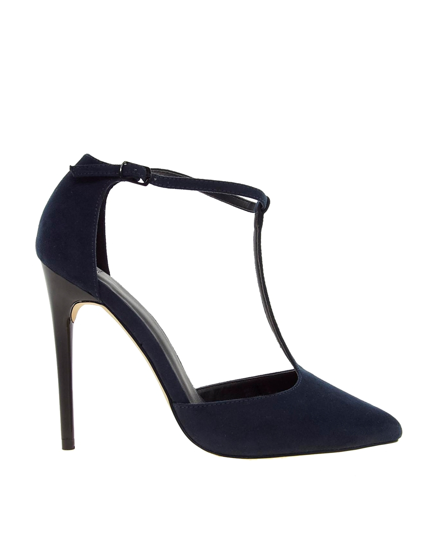 t bar pointed heels