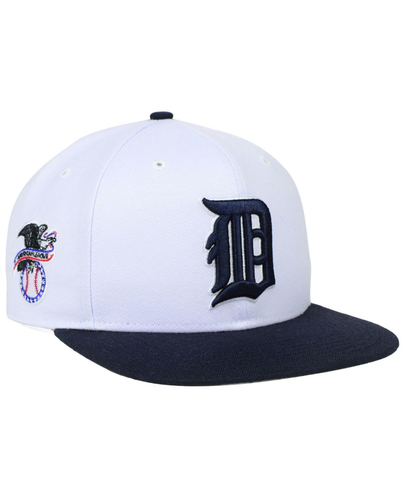 Detroit Tigers 47 Brand Youth Lil Shot Captain Snapback Hat - Navy Adjustable