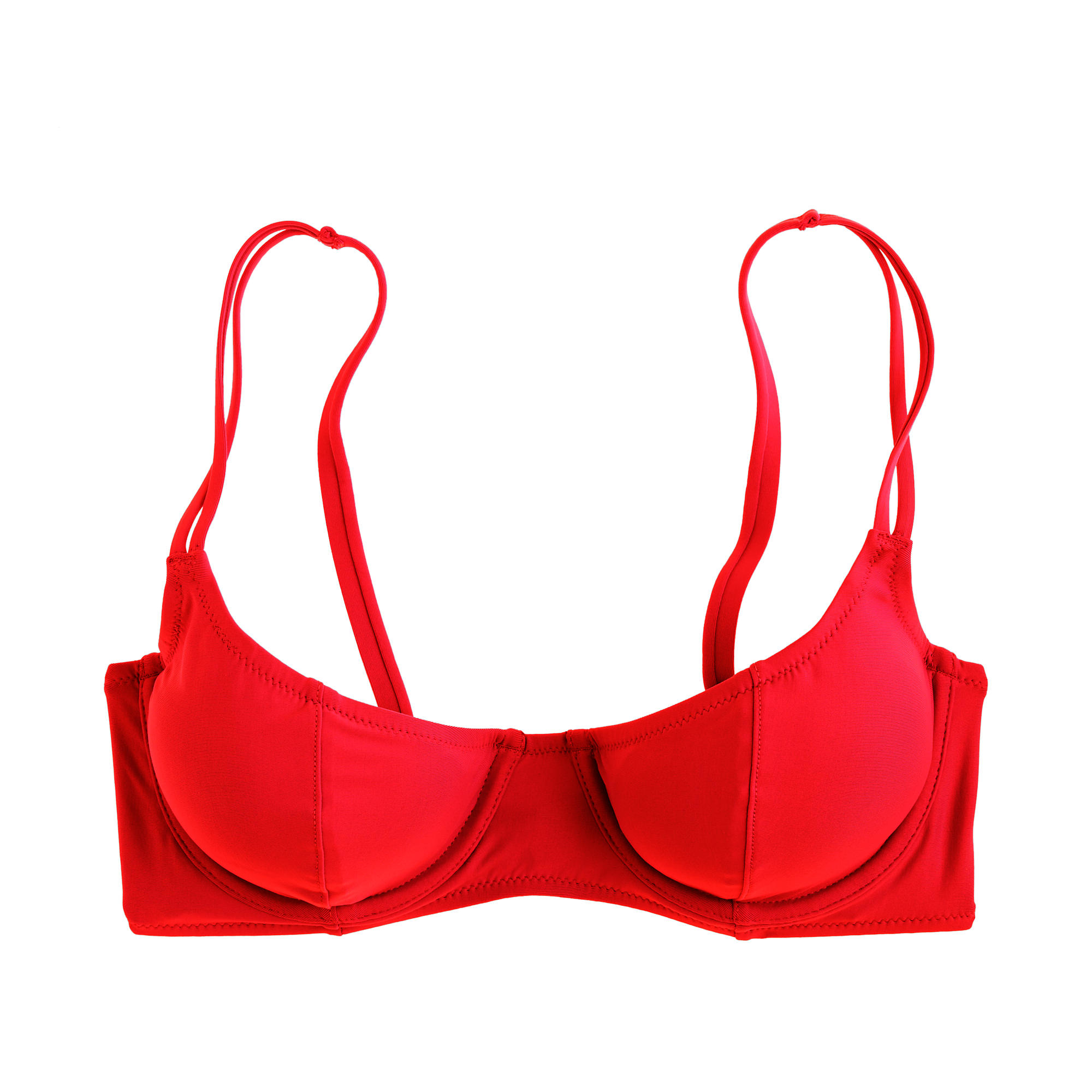 red underwire bikini top