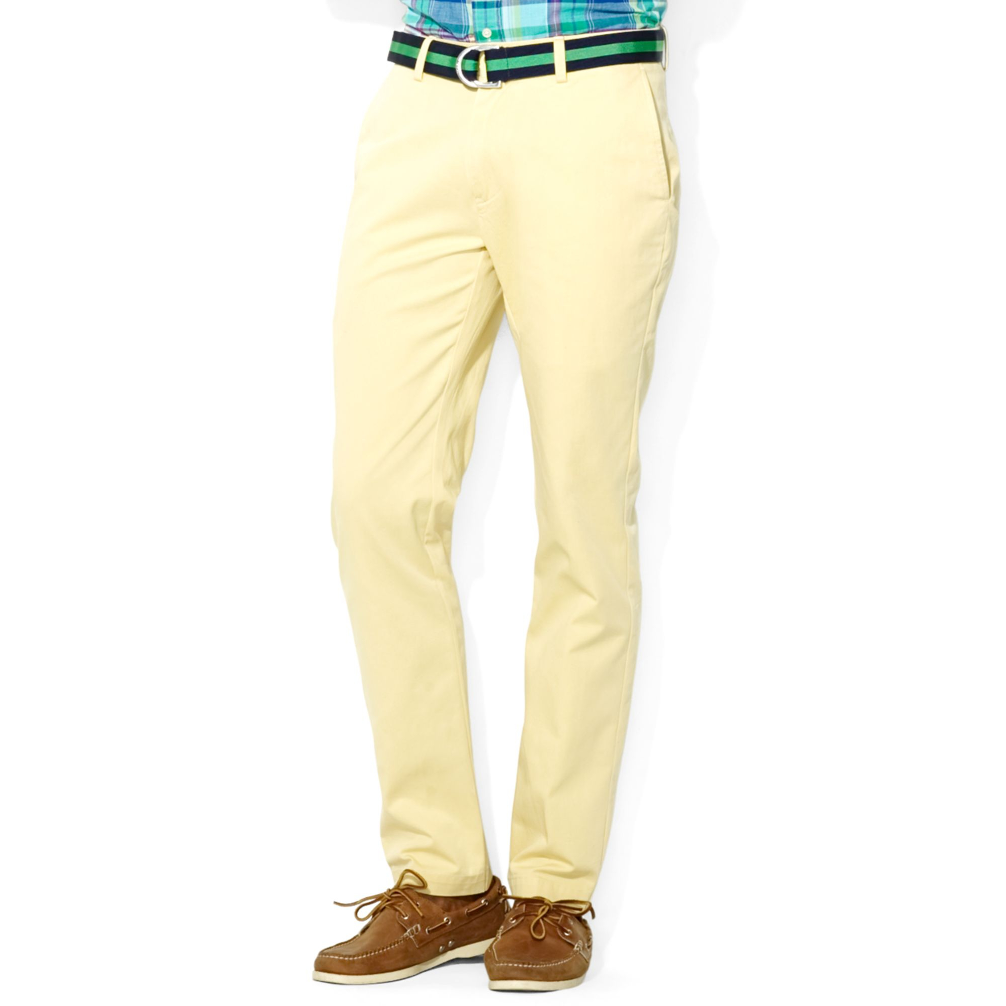 yellow polo chino pants