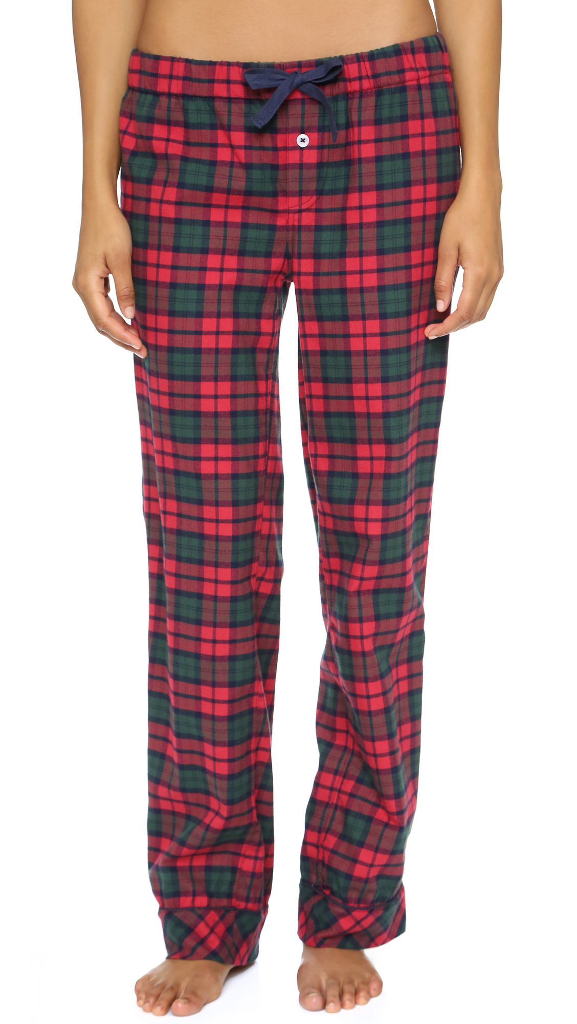 green check pyjama bottoms Cinosural International School
