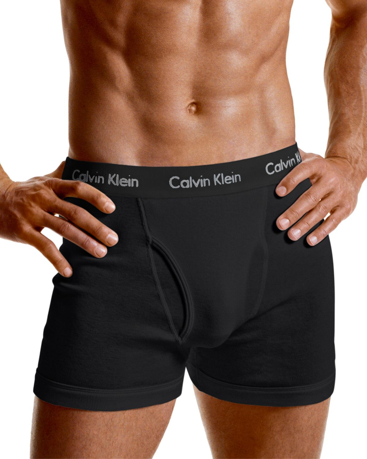 Calvin Klein Flexible Boxer Briefs in Black for Men | Lyst