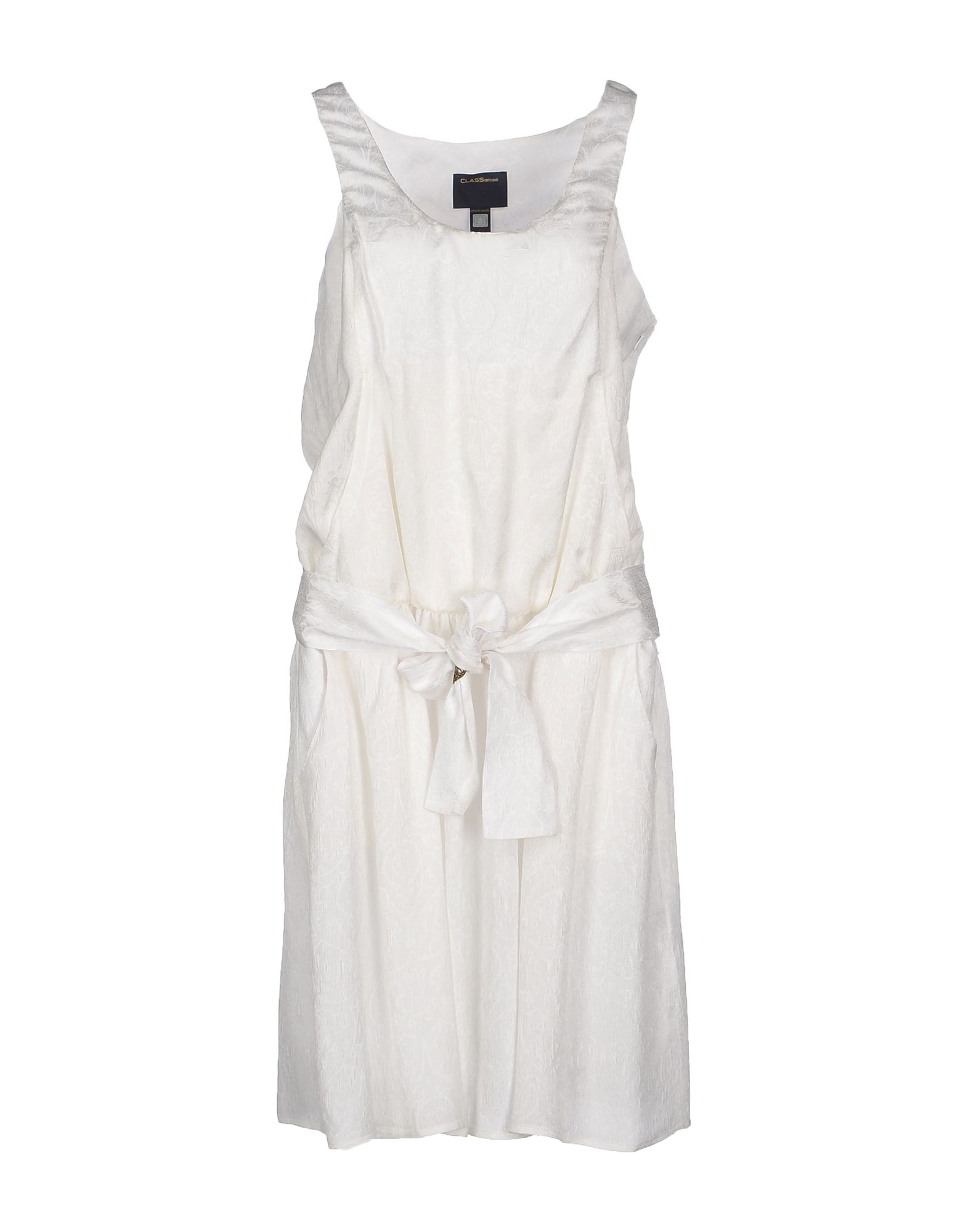 Lyst - Class Roberto Cavalli Knee-length Dress in White