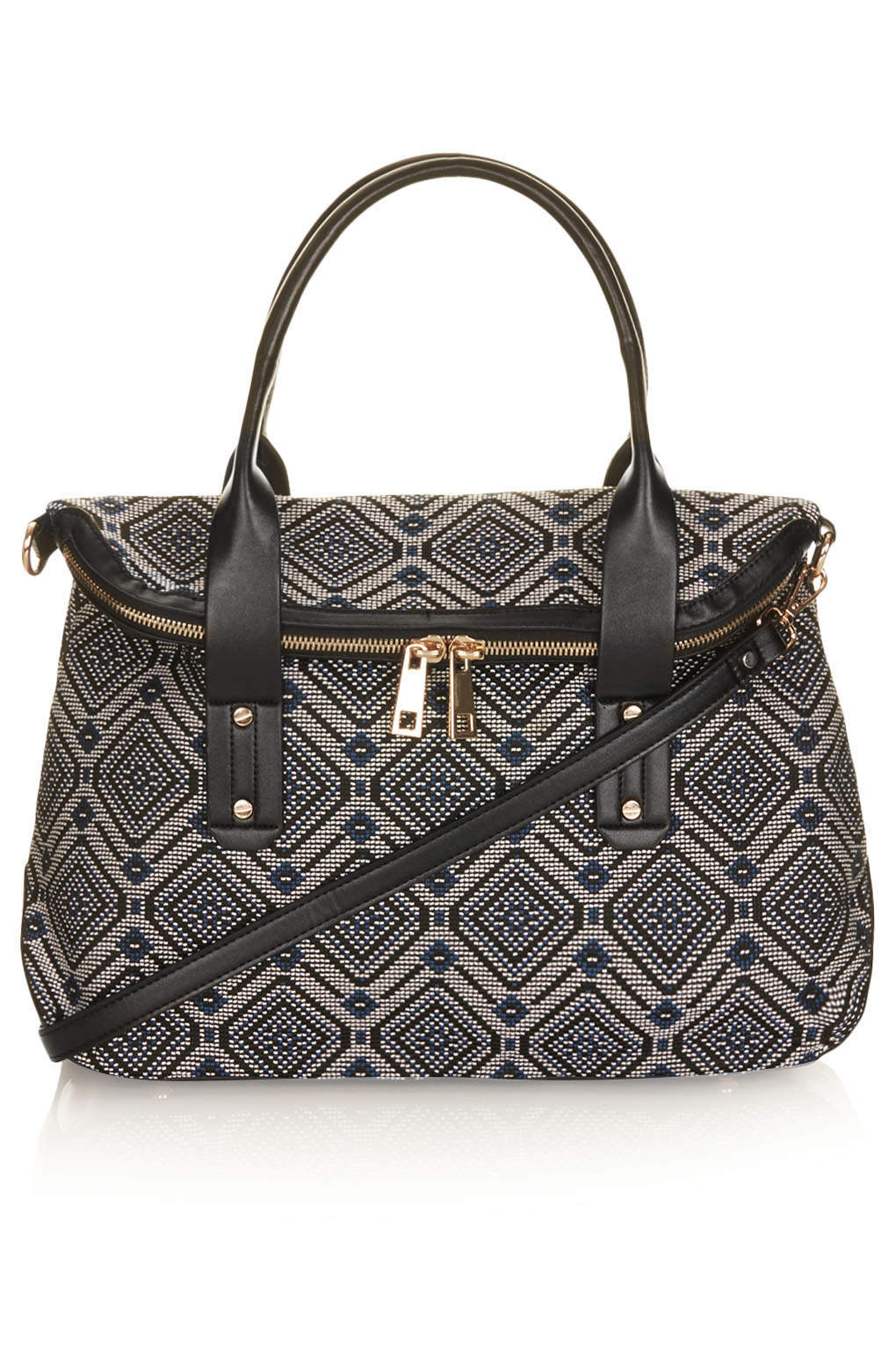 Lyst Tapestry Flap Over Holdall Bag in Blue