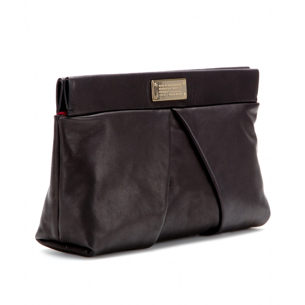 Marc By Marc Leather Clutch marc by marc black marchive leather clutch lyst Marc By Marc Leather Clutch marc by marc black marchive leather clutch lyst