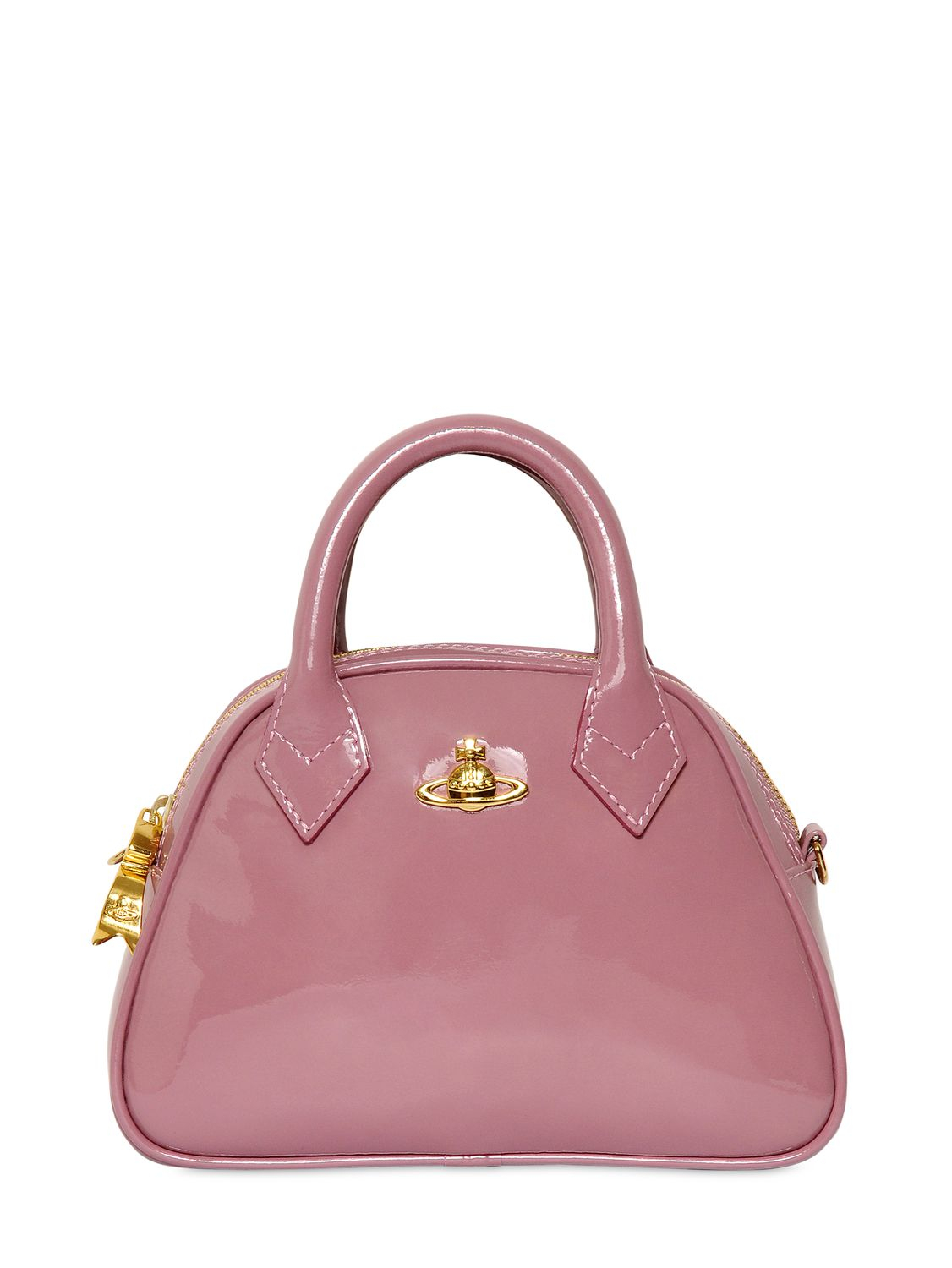 Vivienne Westwood Patent Leather Shoulder Bag in Rose (Pink) - Lyst