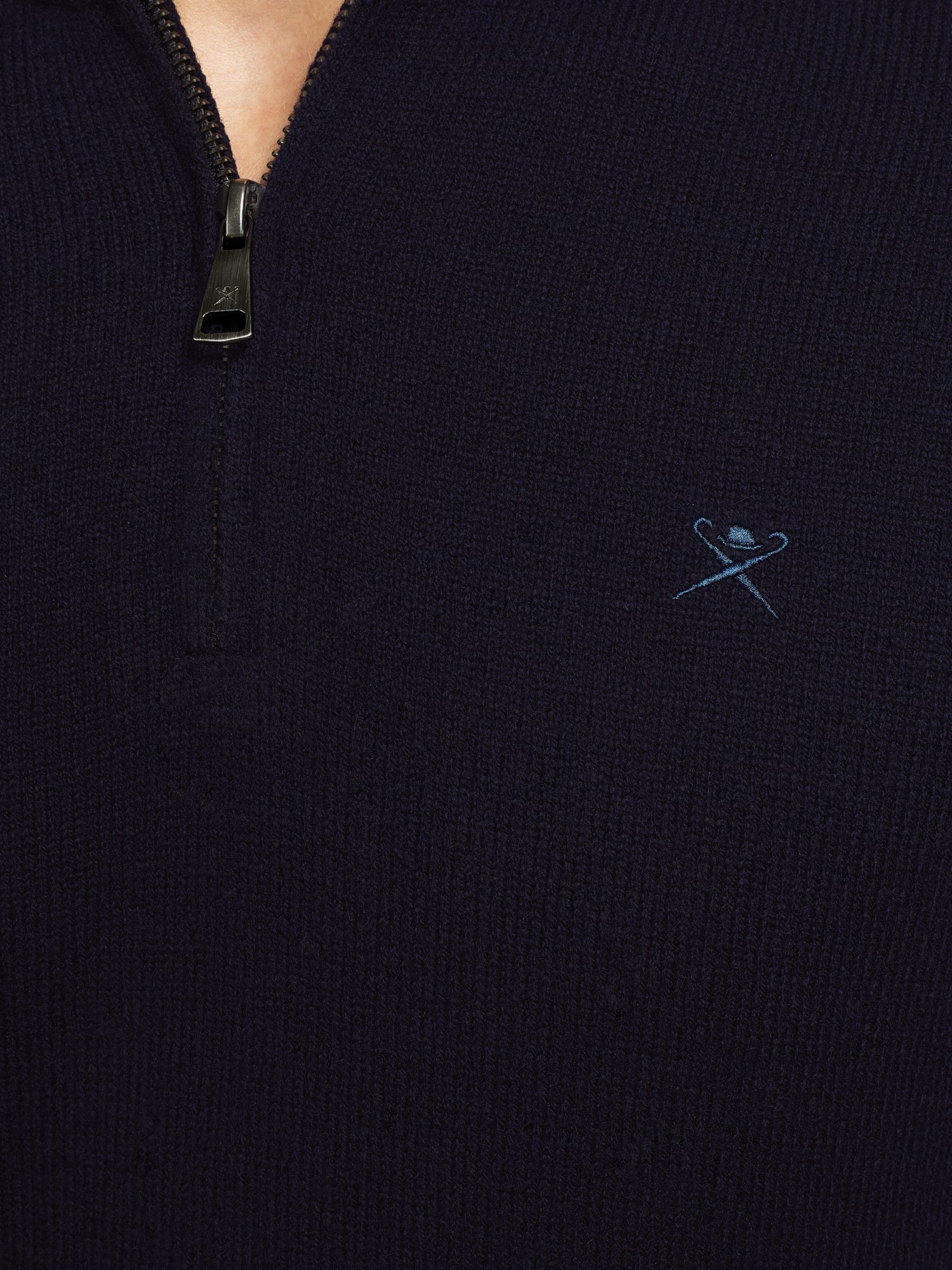 hackett half zip jumper