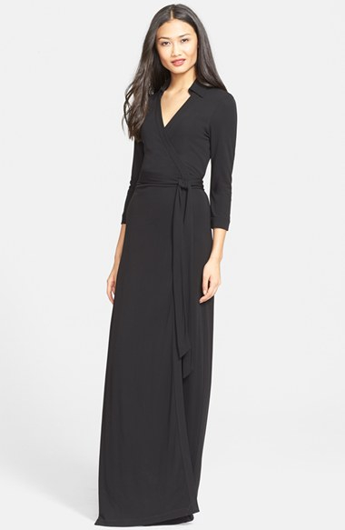 dvf abigail wrap maxi dress