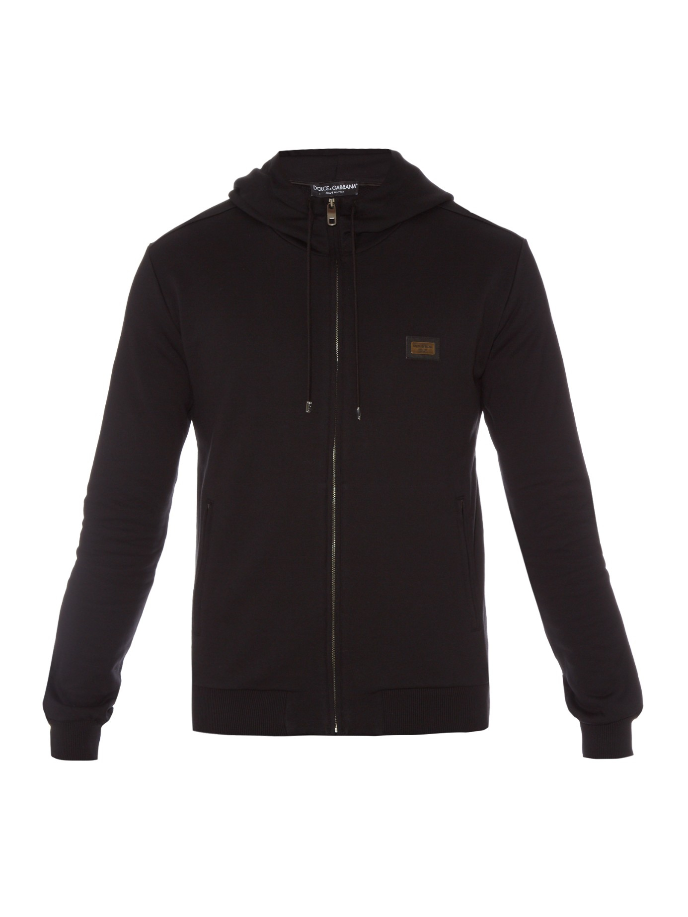 black zip up sweater