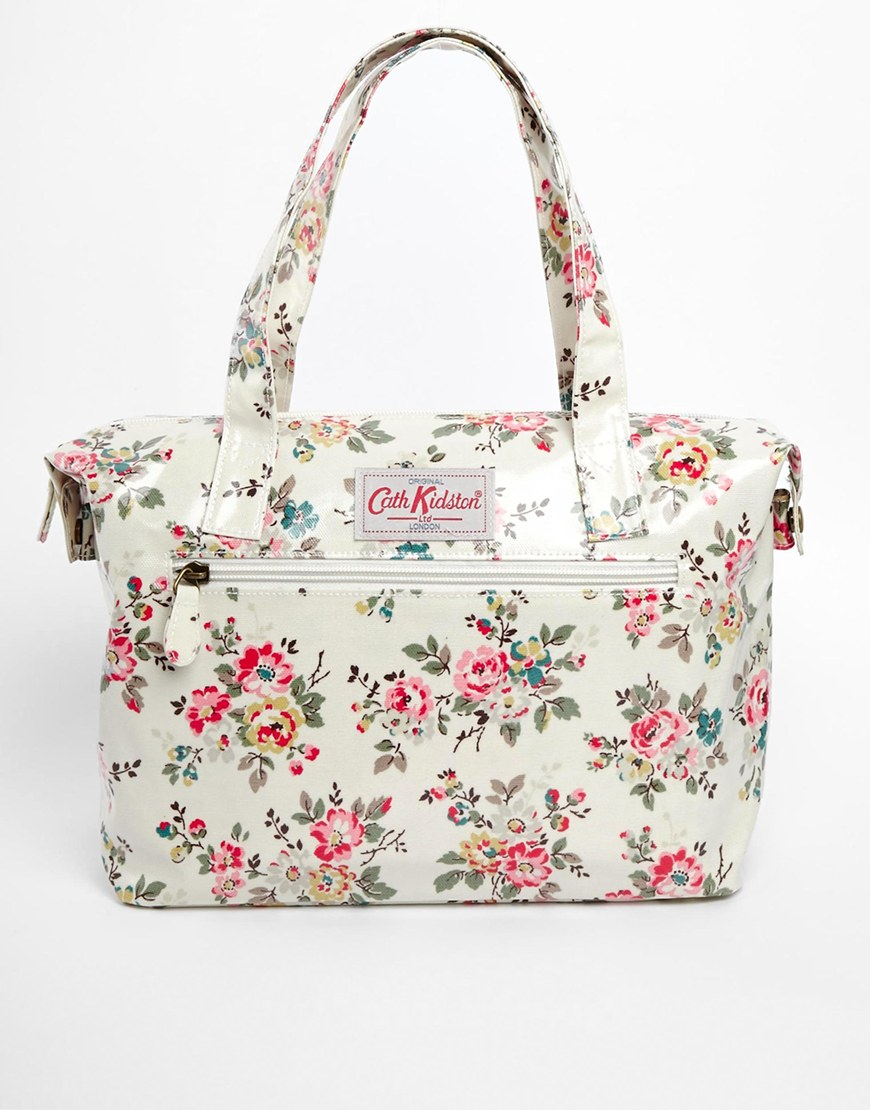 cath kidston white floral bag