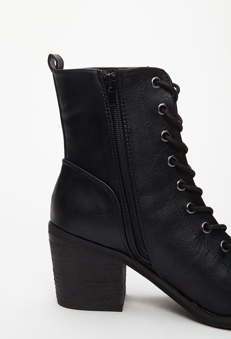 lace up boots forever 21