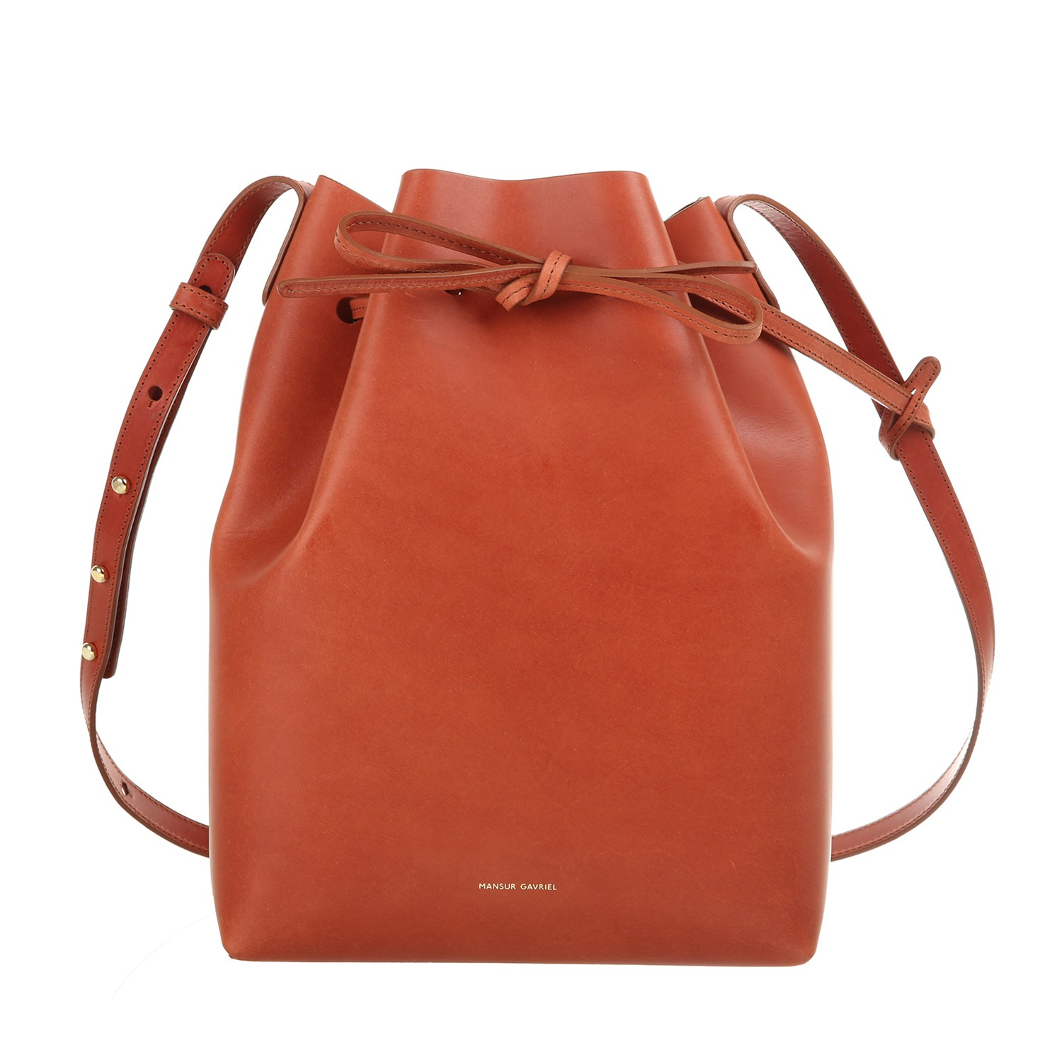 mansur gavriel twist bucket bag