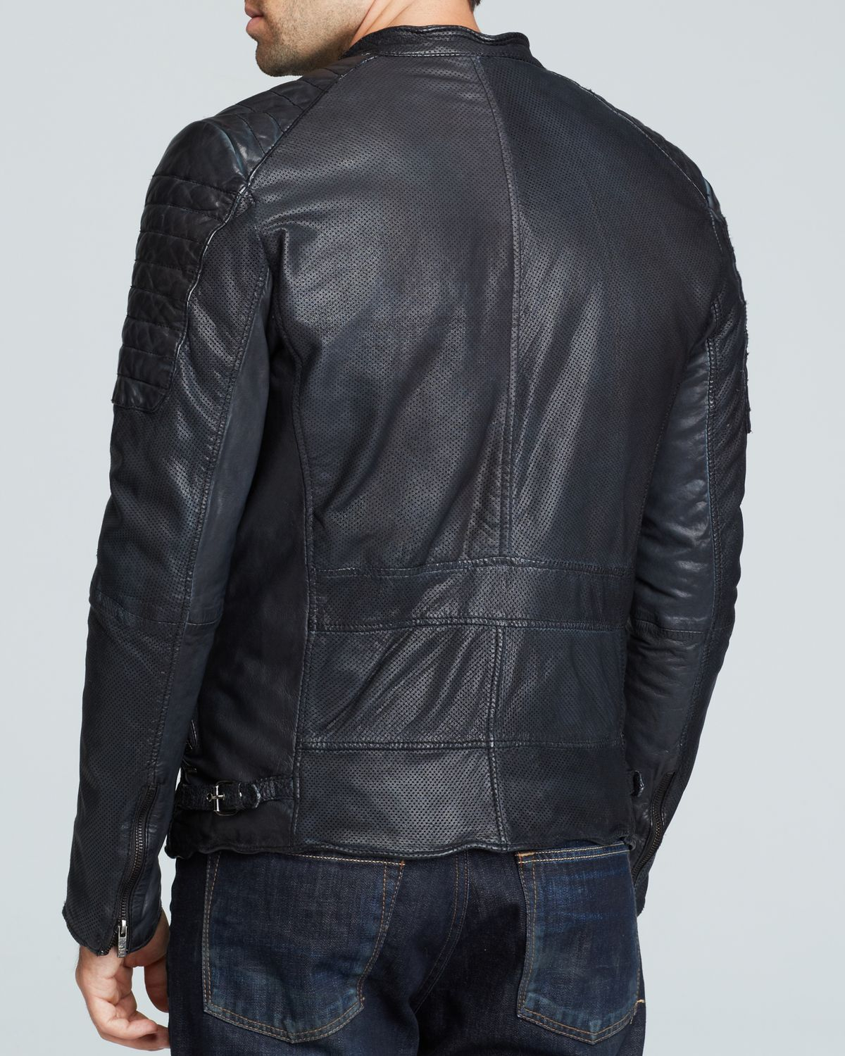 scotch and soda leather jacket