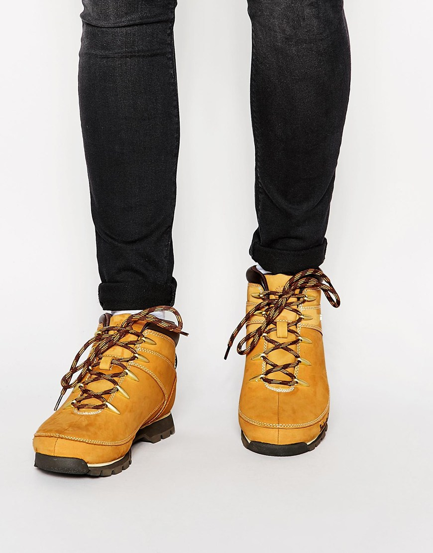 Timberland Euro Sprint Hiker Boots in Brown for Men - Lyst