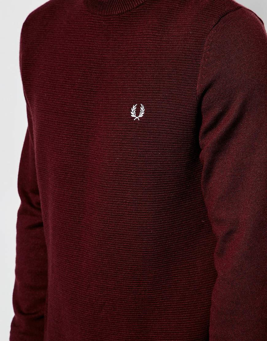 fred perry lambswool jumper