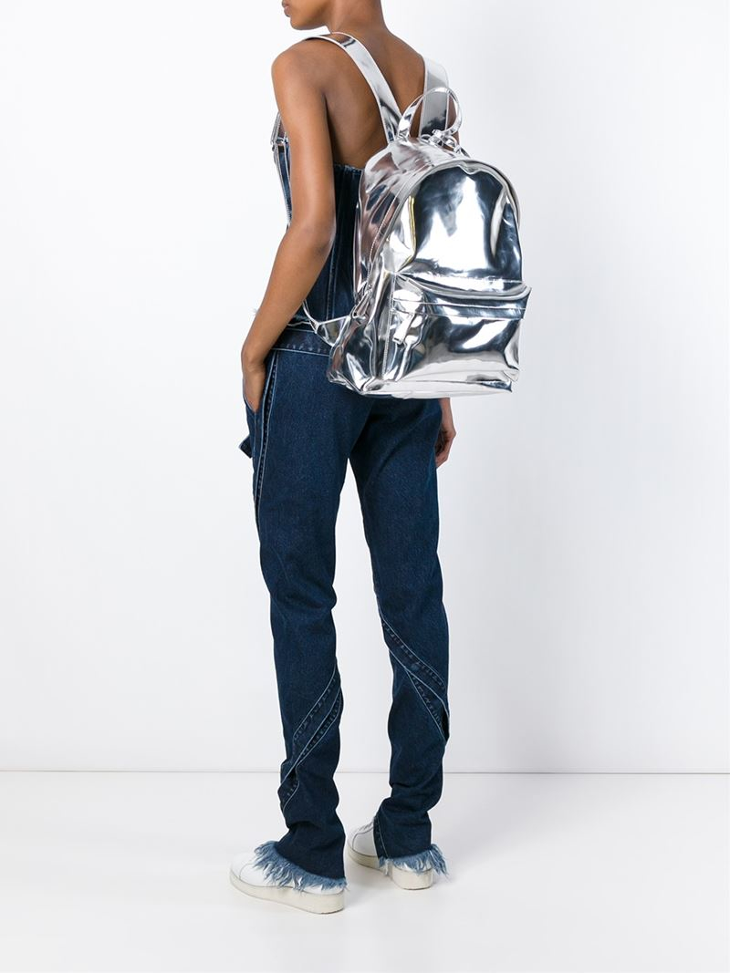 Marques'Almeida Metallic Backpack