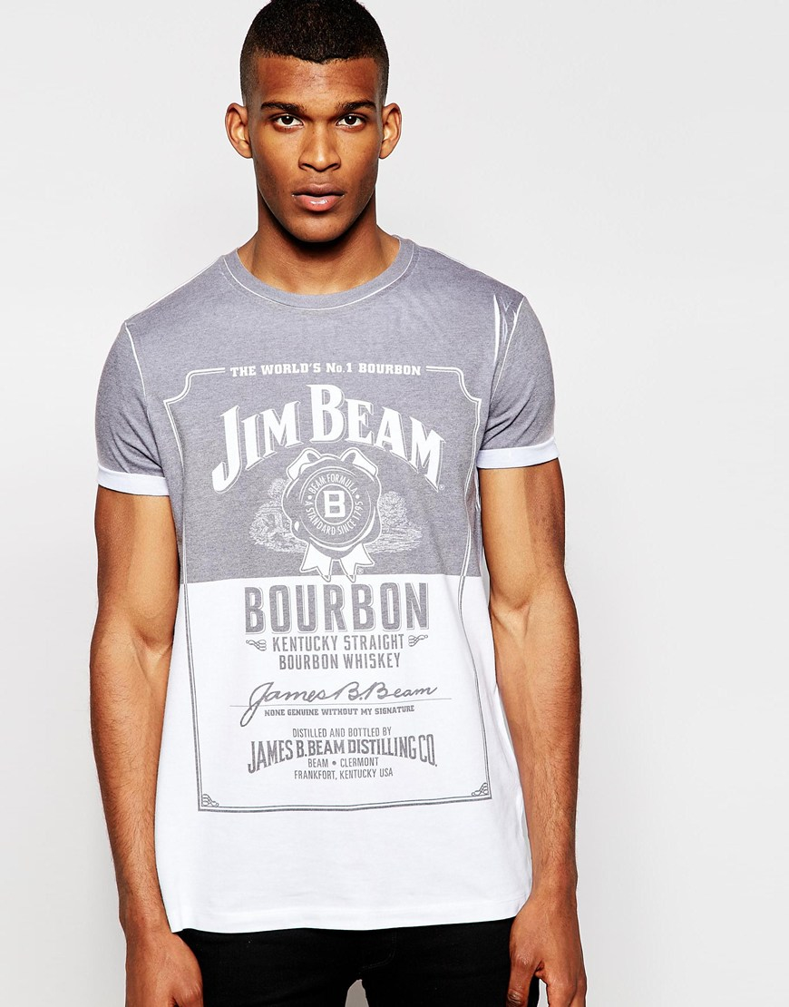 Jim Beam The Best Stripe Print Crewneck Sweatshirt in The World
