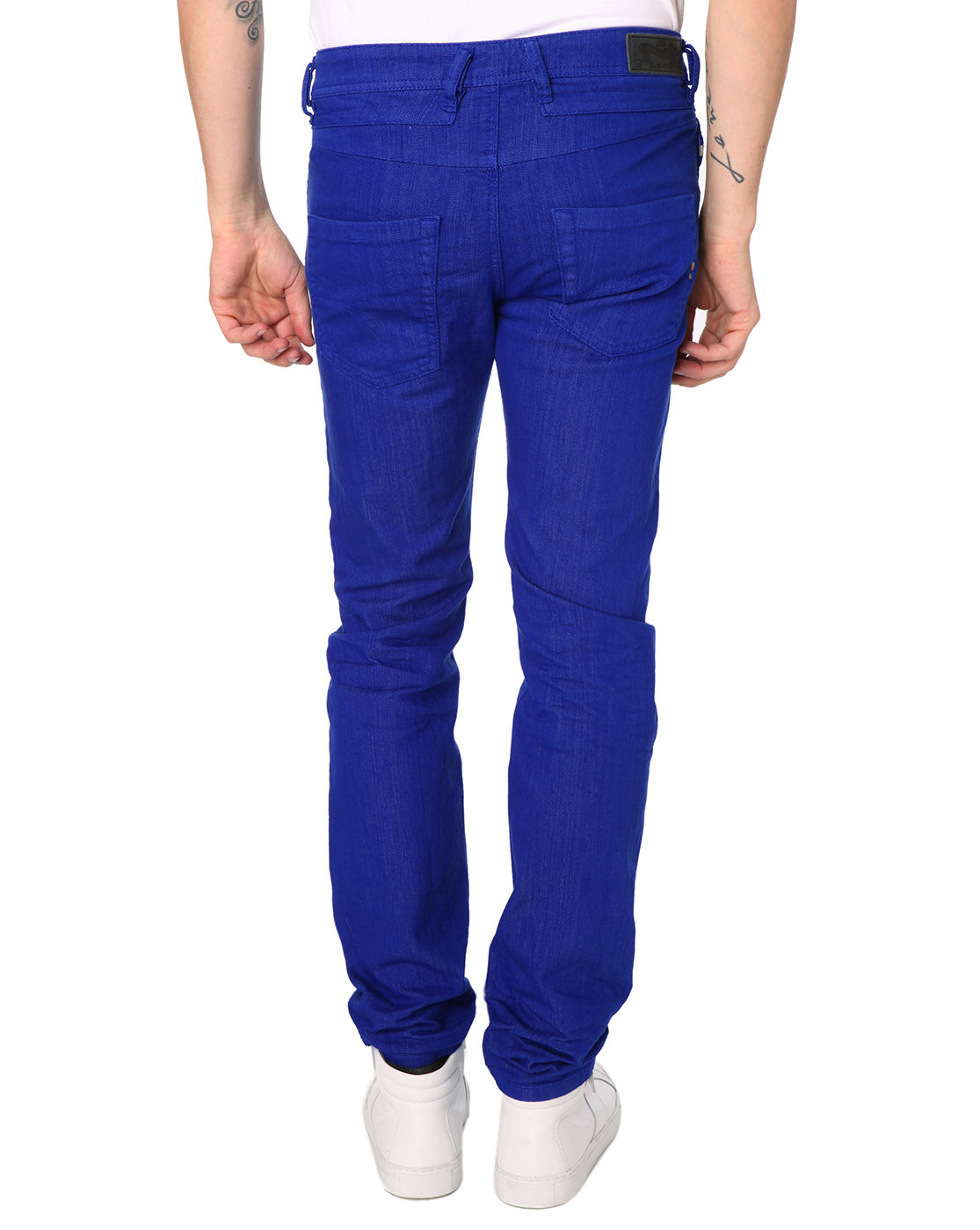 Diesel Belther Royal Blue Regular Slim Fit Denim Jeans in Blue for Men