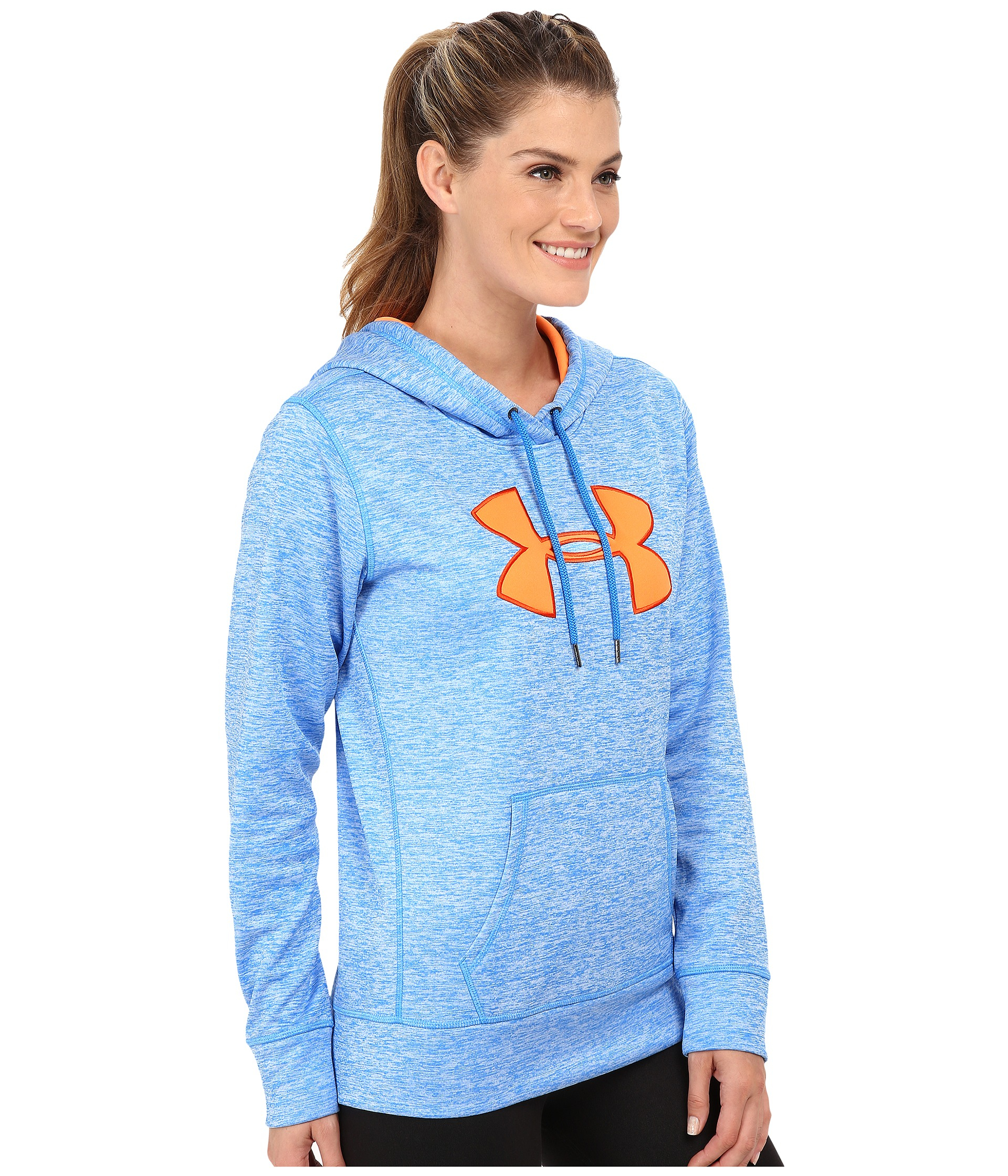 light blue under armour sweatshirt
