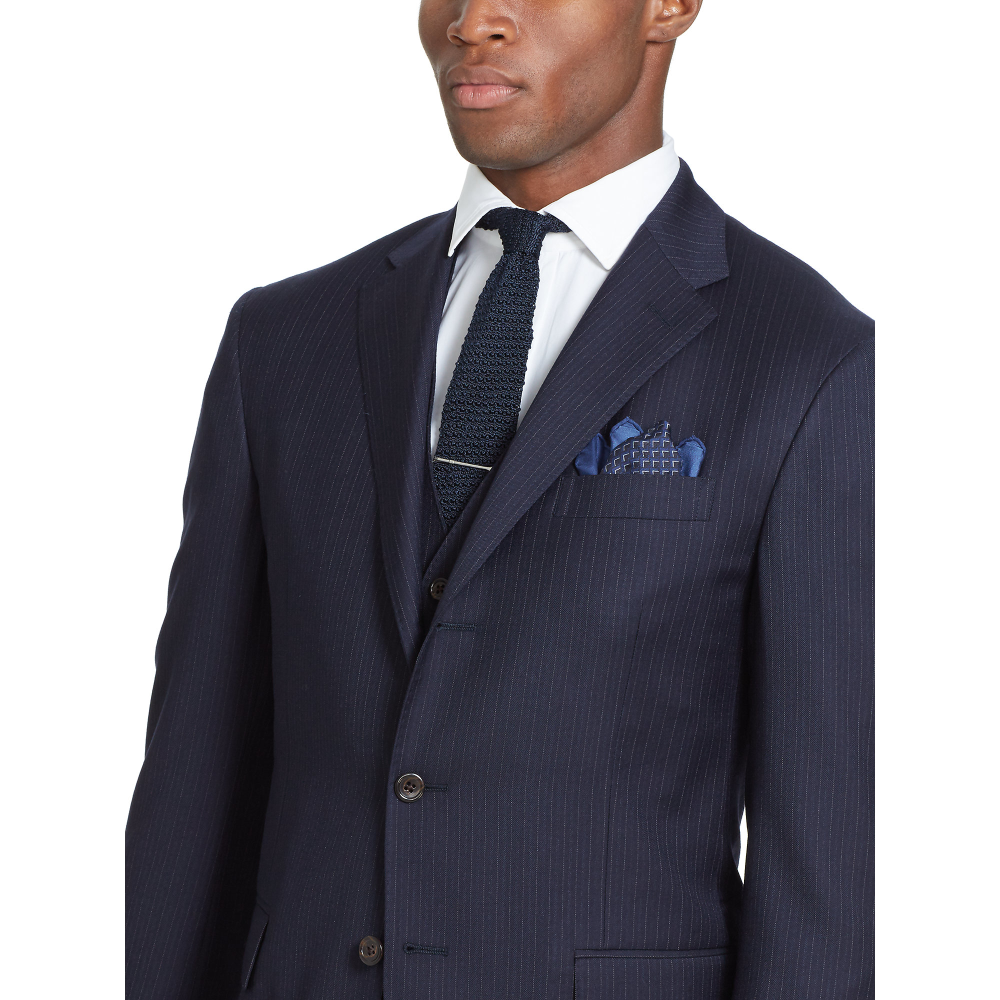 Lyst - Polo Ralph Lauren Polo Striped Wool 3-piece Suit in Blue for Men
