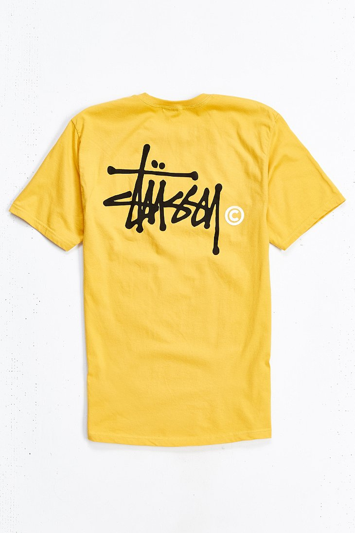 stussy classic logo tee