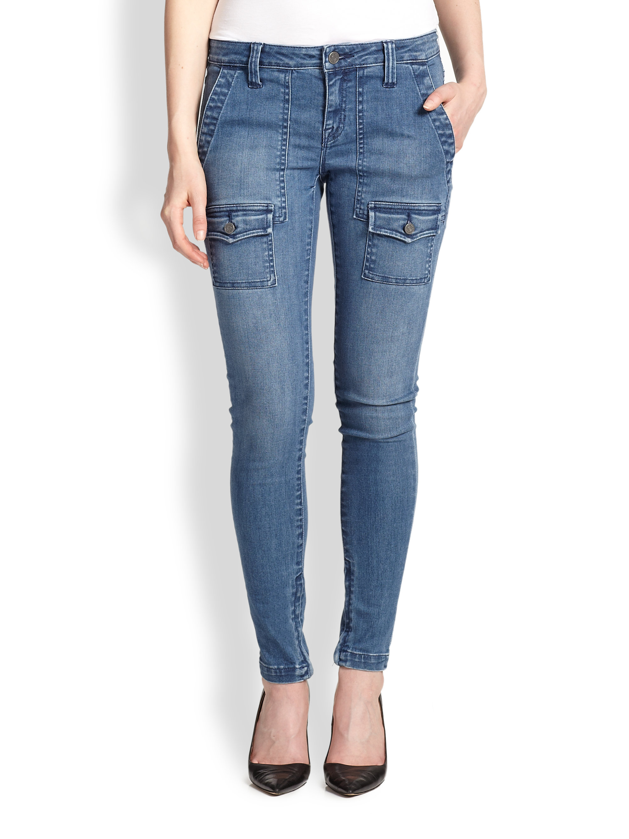 joie skinny cargo pants