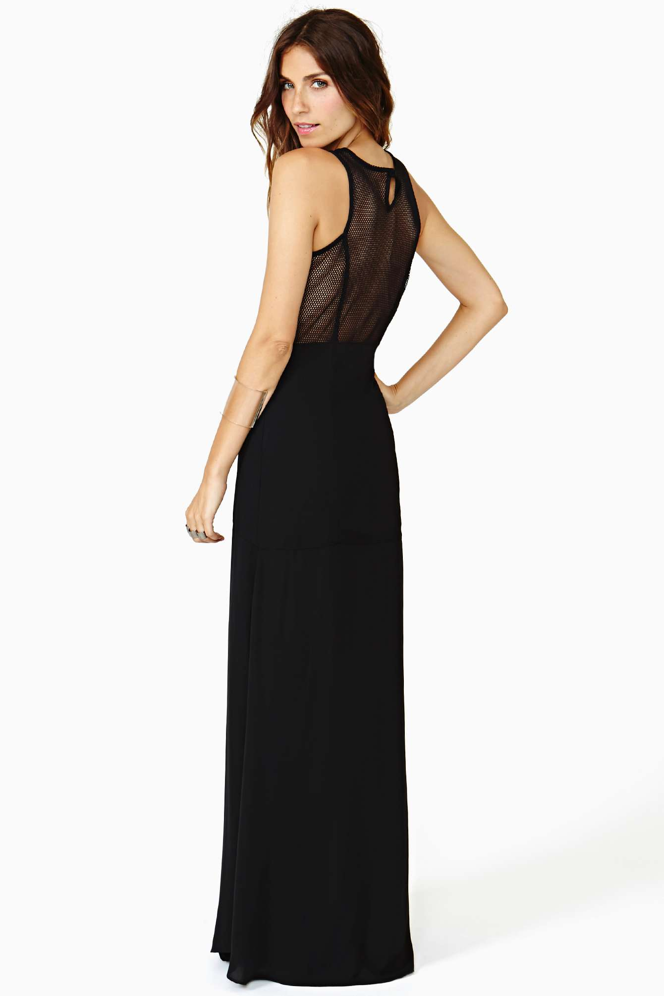 nasty gal square with me maxi dress