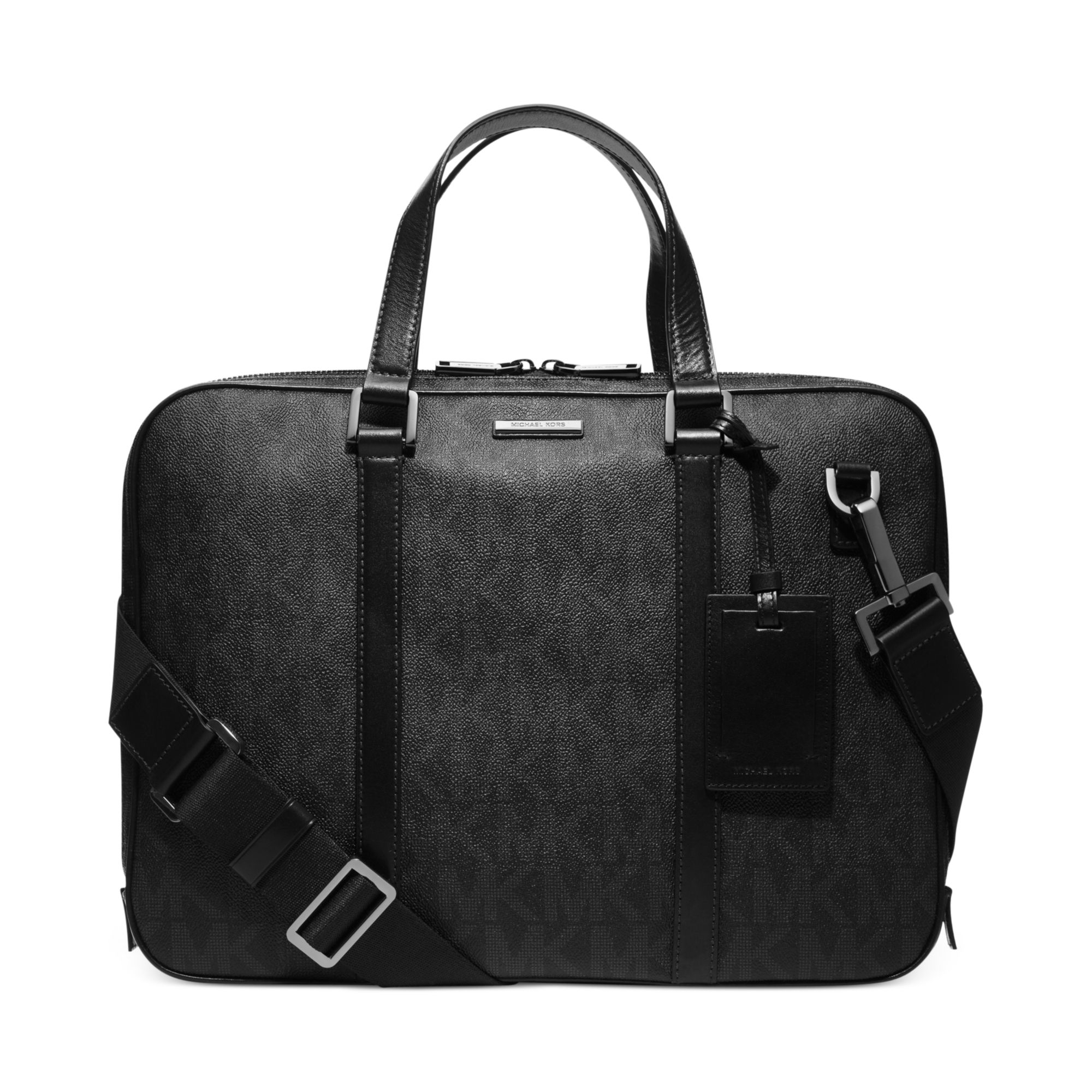 Michael Kors Jet Set Slim Briefcase in Black for Men | Lyst