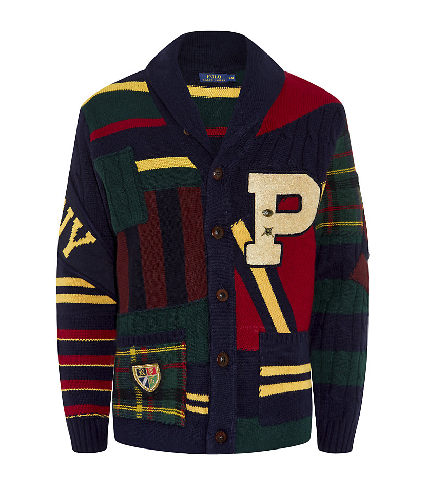 Polo Ralph Lauren Patchwork Shawl Cardigan for Men Lyst UK