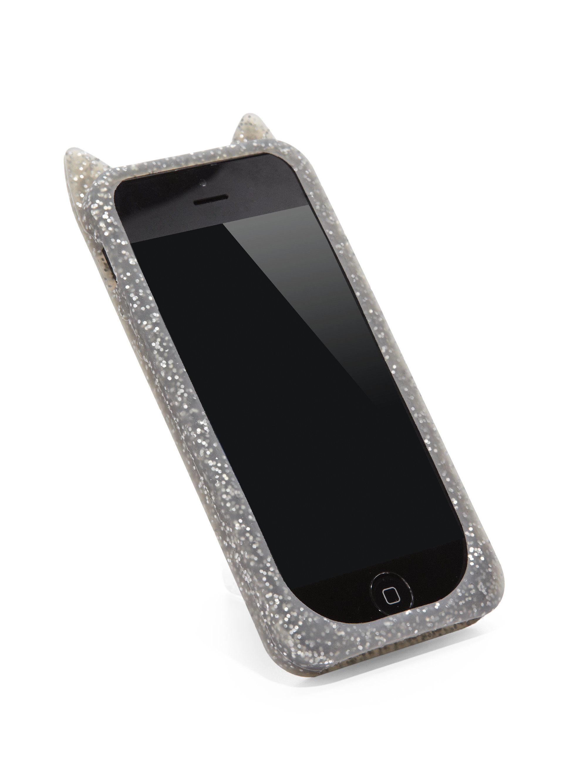 dictator Staren Ontembare Kate Spade Glitter Cat Silicone Iphone 5/5S Case in Metallic | Lyst