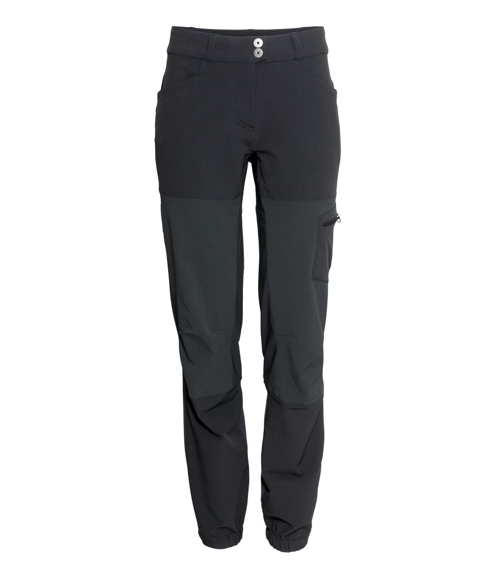 black outdoor trousers